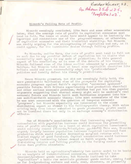 ricardo essay page 1